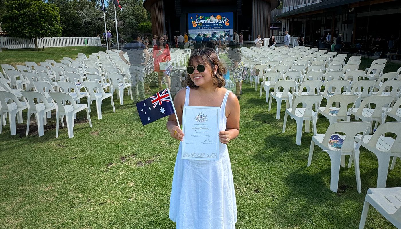 Becoming an Aussie citizen